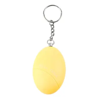 

Smart Key-chain Eggs Shape Scream Loud Anti-Attack Self Defense Protective Alert Lovely Practical Safety Women Girl Alarm