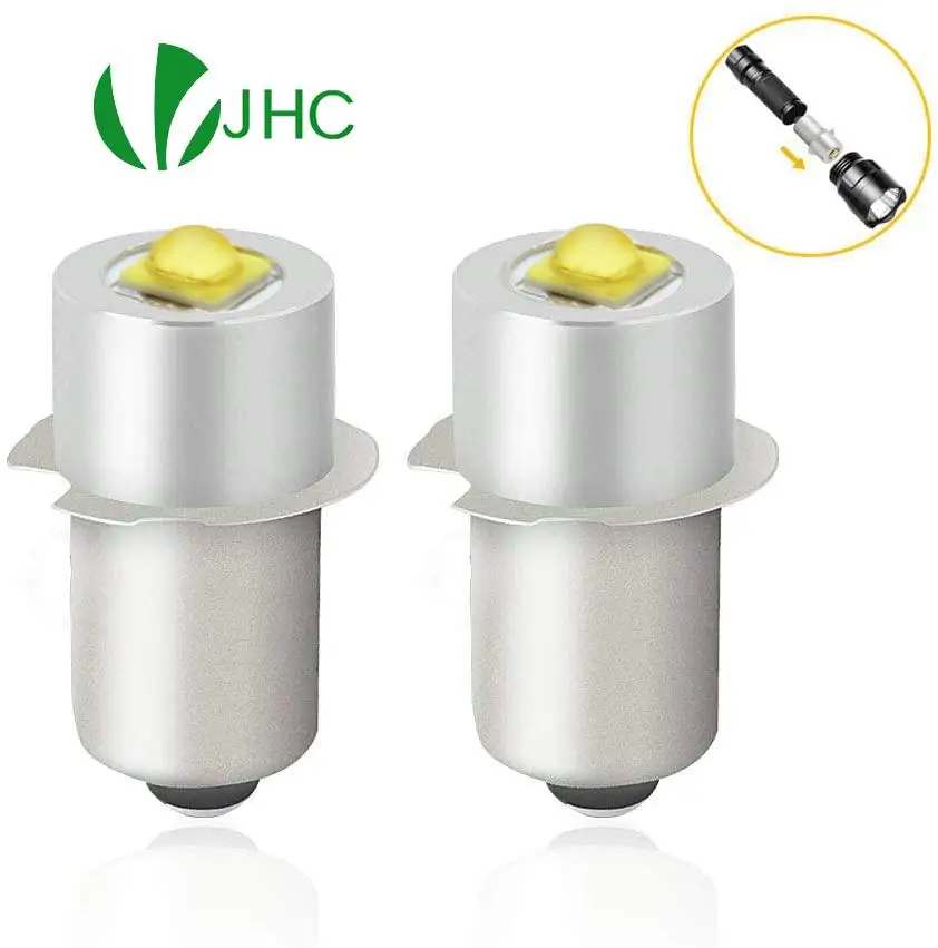 

Flashlight LED Light Lamp Bulb High Power P13.5S 3W 18V 19.2V PR2 12V Replacement Torch Emergency Light Bulbs Work for Maglite