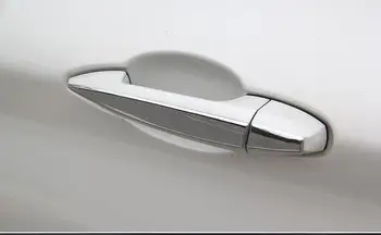 

For BMW X1 F48 2016 2017 ABS Chrome plastic Side Door Outer Handles Cover Trim Decoration 8pcs Car modification