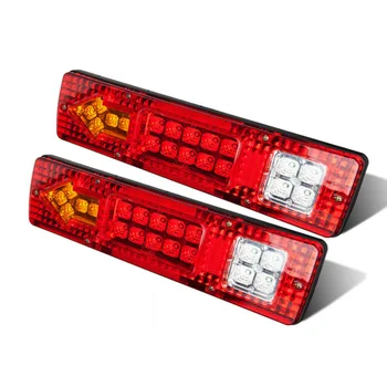 

Turn Signal Tail Lights 12V Red 5A Accessory Parts 19LED Waterproof Lamp