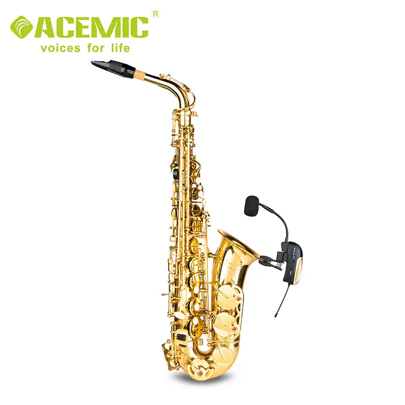 ACEMIC Pro UHF 660-690 МГц 100 м беспроводной саксофон труба микрофон