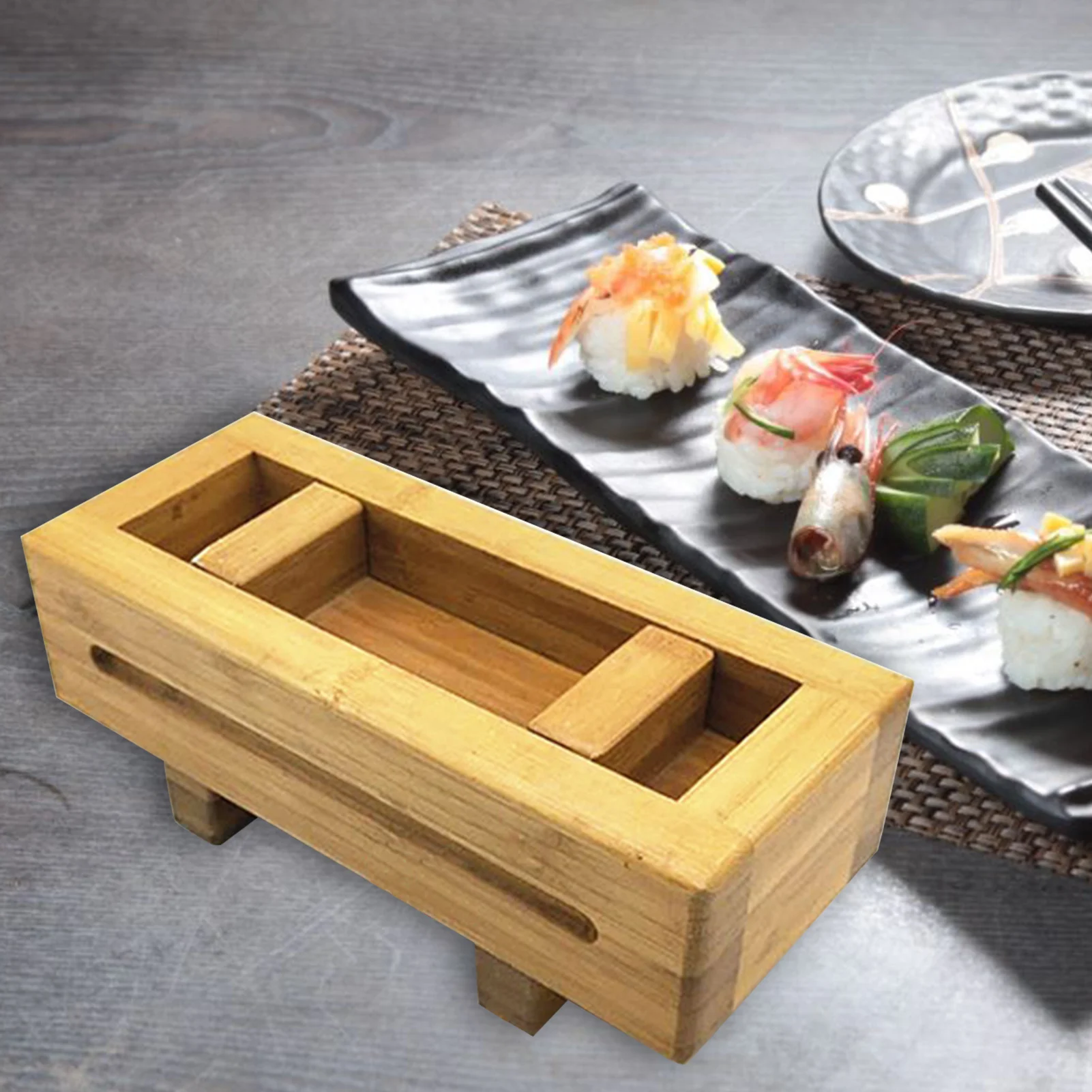 Arroz Basmati Espectacular Prensa De Sushi De Madera Para