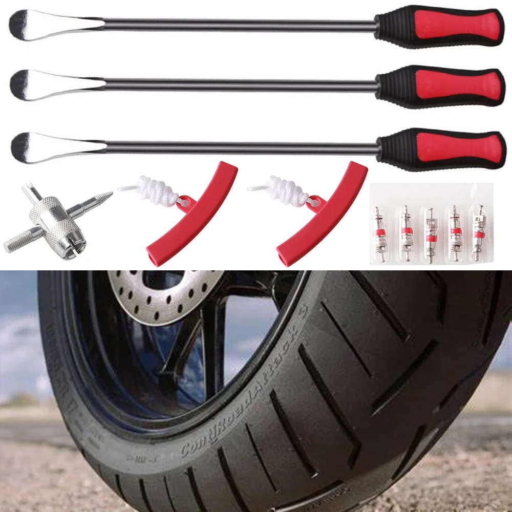 Motorcycle Bicycle Tire Changing Levers Auto Spoon Tire Kit Changing