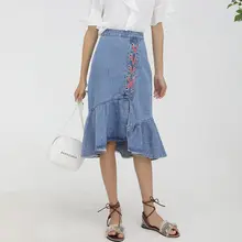 Женское повседневное универсальное асимметричное стрейчевое рыбий хвост, однотонное короткое платье с высокой талией, юбка, Прямая поставка