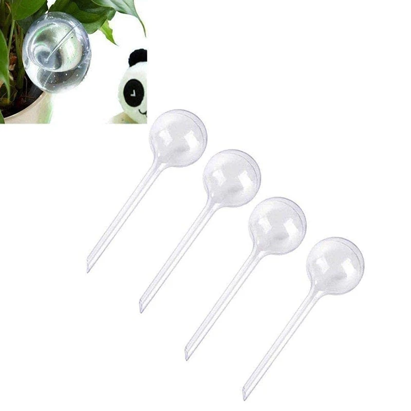 20 Pcs Plant Watering Bulbs Clear Self-Watering Globes Automatic Water Balls Device Vacation Houseplant Pot Bulbs diy sprinkler system kit