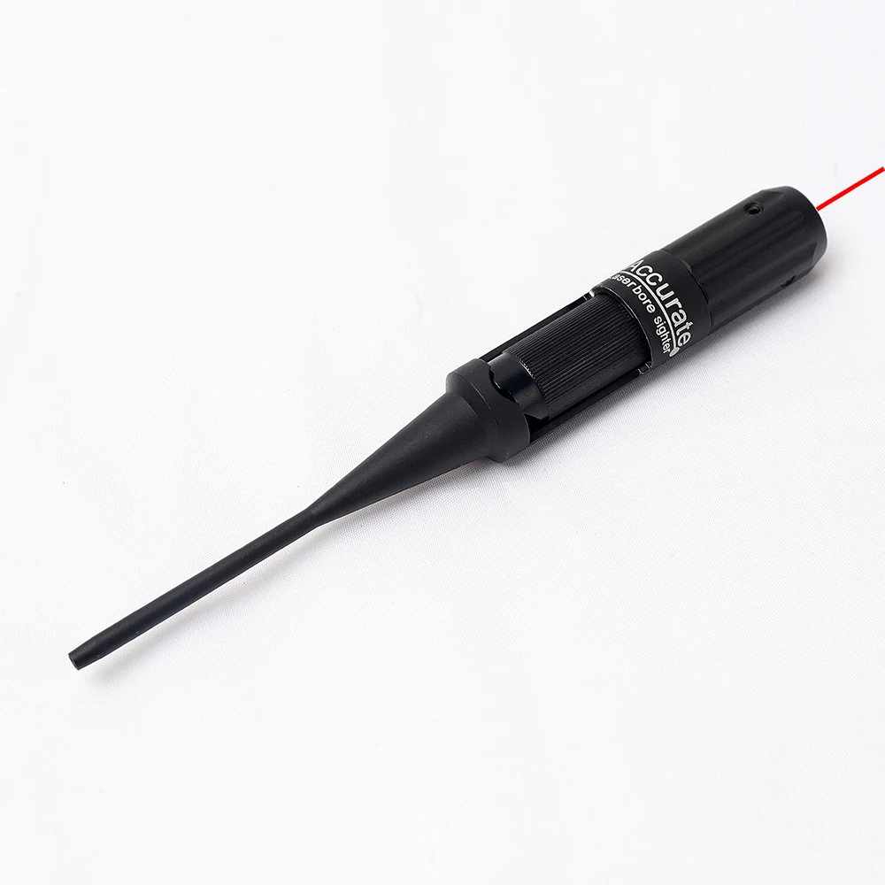 Red Laser Лазерный прицел красный зеленый точечный лазерный Диаметр Sighter наборы 0,22-0,50 пятикалиберная винтовка охотничий страйкбол оптический Boresighter переключатель - Цвет: Red Laser