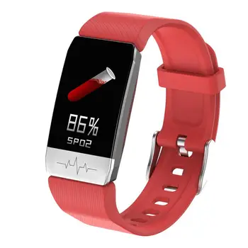 

T1 1.14 Inch Sport Smart Watch Heart Rate BodyTemperature ECG Blood Pressure Monitor Smart Bracelet Fitness Tracker Smartwatch