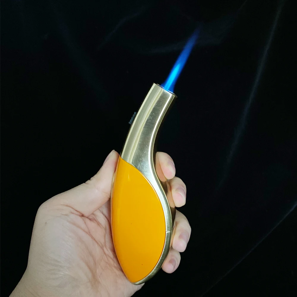 US $55.68 Cigar Ashtray Cutter Lighter Windproof Torch Jet Flame Cigar Accessories set Butane Gas Gift Box