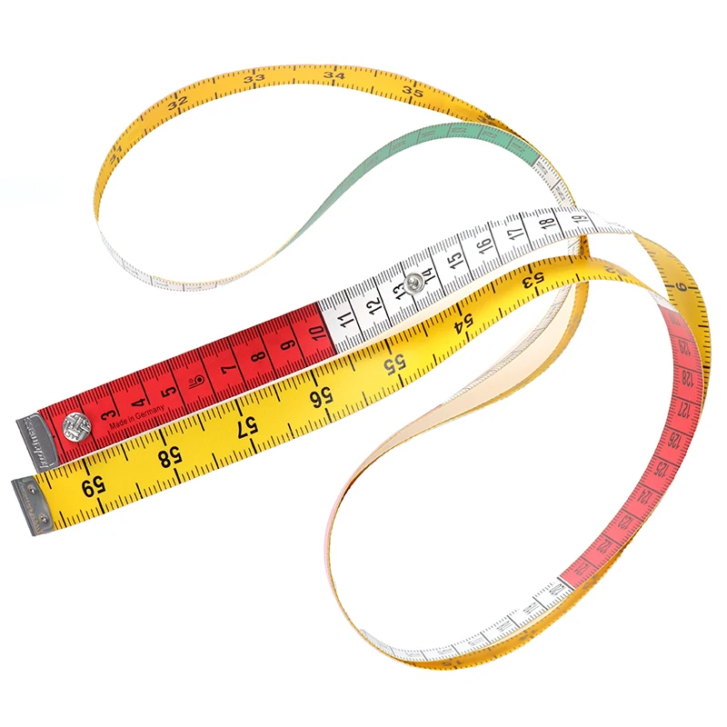 1PC Body Measuring Ruler Sewing Tailor Tape  Mini Soft Flat Ruler Centimeter Meter Sewing Measuring Tap Measuree 60in 1.5m
