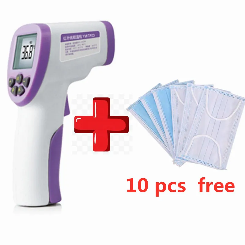 

Forehead Fever Thermometer Infrared Medical Termometro Digital Adulto Baby Thermometer Digital Portable Thermometer In stock DHL