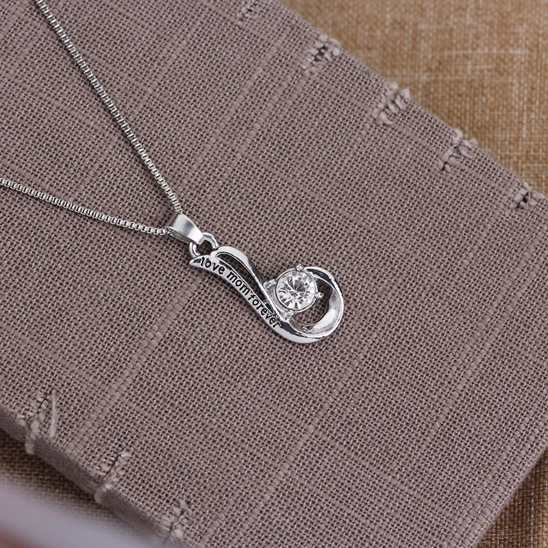 Новое ожерелье с надписью I LOVE MOM FOREVER Mother's Day Подарочное ожерелье