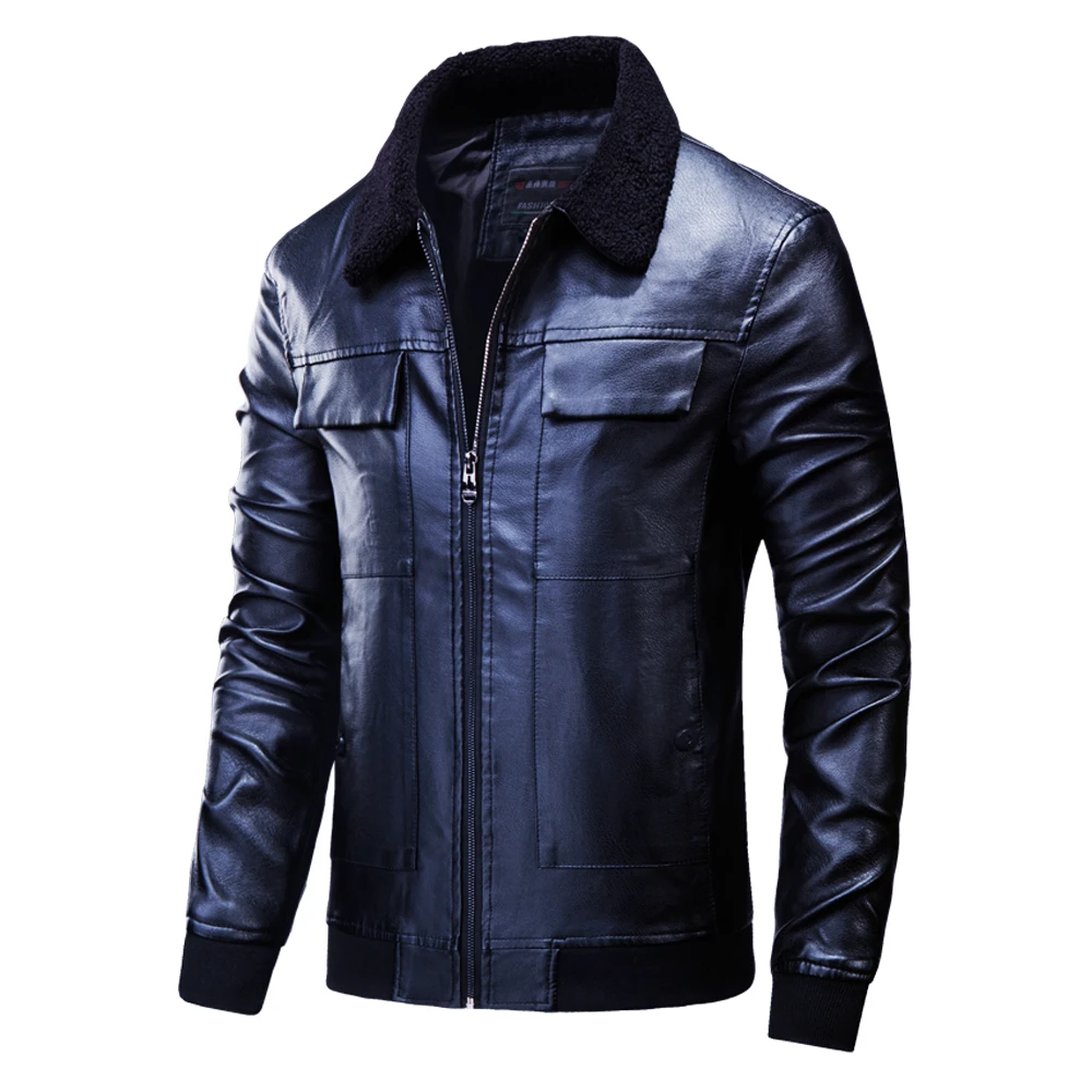 Oumor, мужские осенние новые повседневные винтажные байкерские кожаные куртки, пальто, Мужская модная одежда, куртка-бомбер, мотоциклетная куртка из искусственной кожи, пальто для мужчин