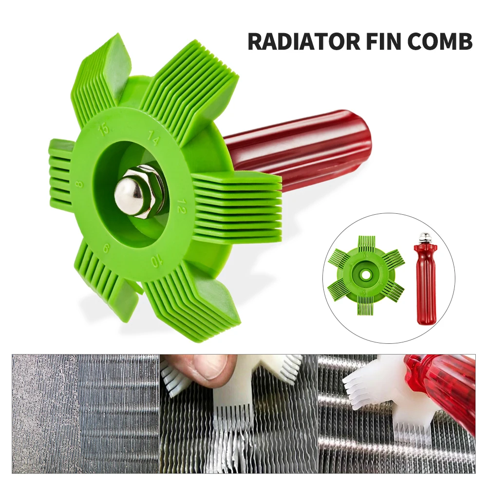 Car A/C Radiator Condenser Evaporator Coil Comb for Auto Cooling ABstem Tool AB@ 
