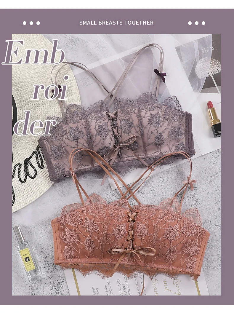 Lavender Lace Bra Image 1