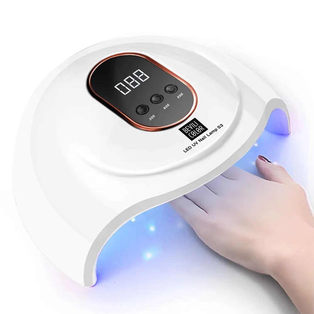 54W Nail Lamp Machine 18 LED UV Dryers USB Cable For Drying Nails Gel Dryer Art Tools LCD Digital Display | Красота и здоровье