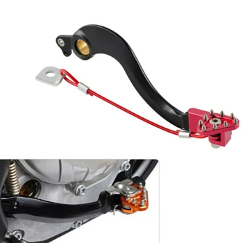 

Motocycle Rear Brake Pedal Foot Lever with Brake Saver for Honda CRF250R CRF450 CRF450RX