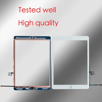 

10pcs/lot For iPad 7 (2019 ) A2197 A2200 A2198 Digitizer Touch Screen Front Glass Panel +Adhesive+Button Repair Parts
