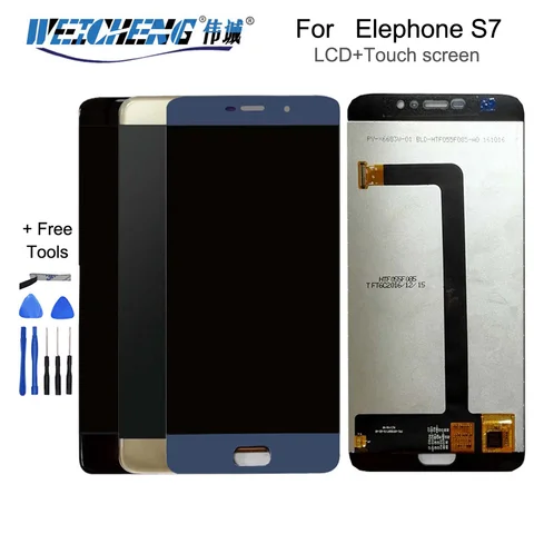 100% new+tested For Elephone S7 LCD Display and Touch Screen Assembly Digitizer Replacement Repair Panel 5.5 inch + Tools Pakistan