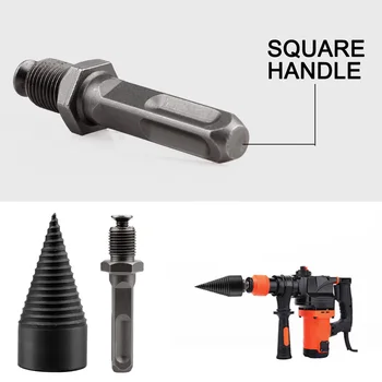 

Portable Wood Cut Tool Log Wood Splitter Drill Screw Cone Driver Firewood Drill Bits for Hand Drill Handtools for Wood Firewood