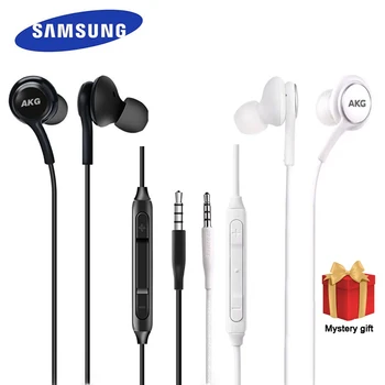 

Samsung AKG EO-IG955 Earphone Wired 3.5mm In-ear with Microphone Wired Controller S8 S10 Support Android for Galaxy S8 S9 S10
