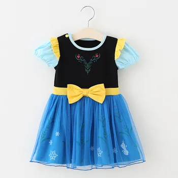 

2-6 Y Baby Girls Dress Costume Cute Children Kids Baby Girls Dresses Clothes Child Cartoon Summer Dress Girl