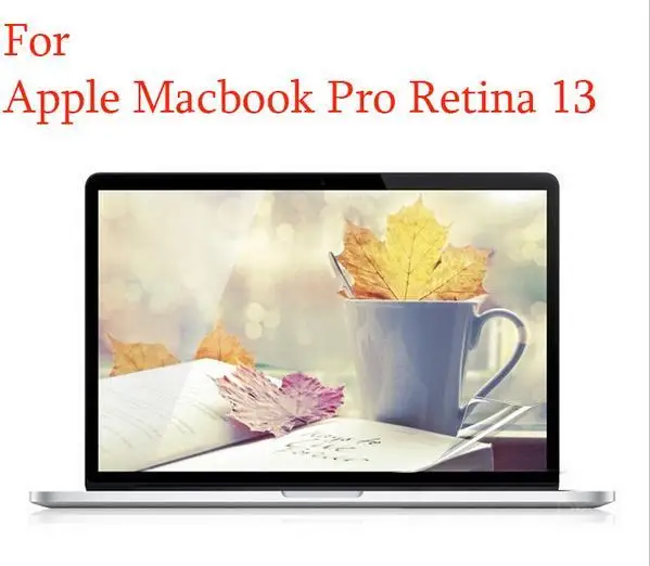Hrh 100pcs Lcd Clear Screen Protector Film Guard Cover For Macbook Pro