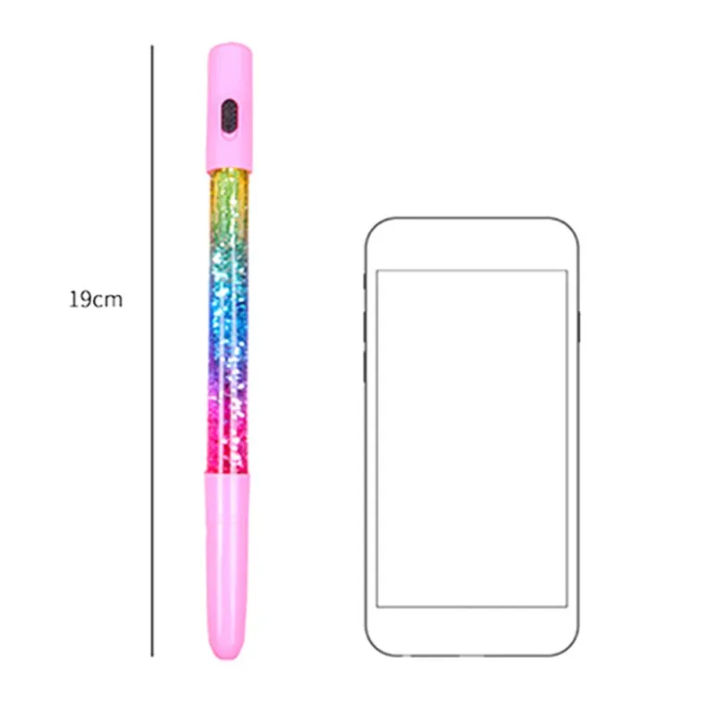 

Multi-colors Light Pen 1Piece Light Pen Sequins Liquid Quicksand Dazzle Color Magic Wand Fairy Pens
