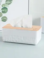 Натуральный Бамбук Креативный столовая Европейский стиль простой стиль бумажный ящик для полотенец прочный материал ПП Нескользящая