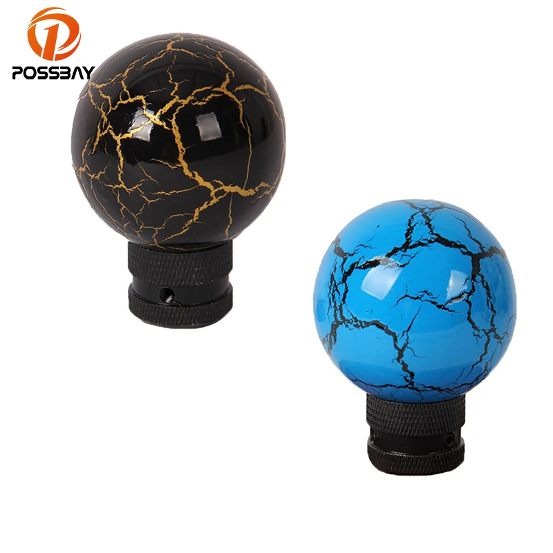 POSSBAY Universal Resin Manual Transmission Car Truck Gear Shift Knob
