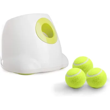 

AFP Interactive Automatic Dog Ball Launcher, Tennis Ball Throwing Machine, Dog Training Toy, Pitching Machine, 3 Balls Included