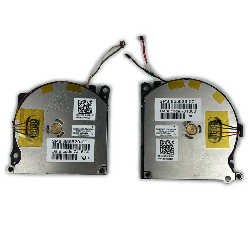 

Original for HP Spectre 13-V 13-V000 13-V010CA Notebook Cooling Cooler Fan EG50040S1-C740-S9A EG50040S1-C670-S9A 855629-001