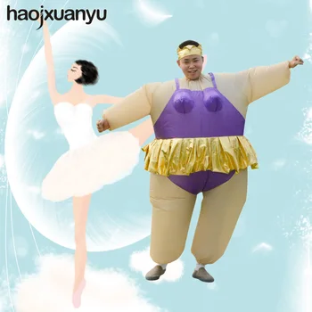

Chrismas Inflatable Ballet Costume Party Funny Fat Adult Man Dress Fancy Halloween Costumes for Women Nightmare Before Christmas