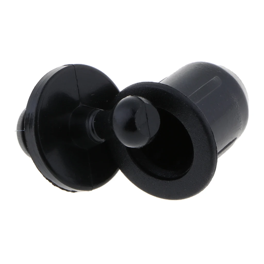 10 Pieces Fastener Rivet Clips Kits, Black Push Pin Rivets for Speaker Mesh Grill Cover # 039