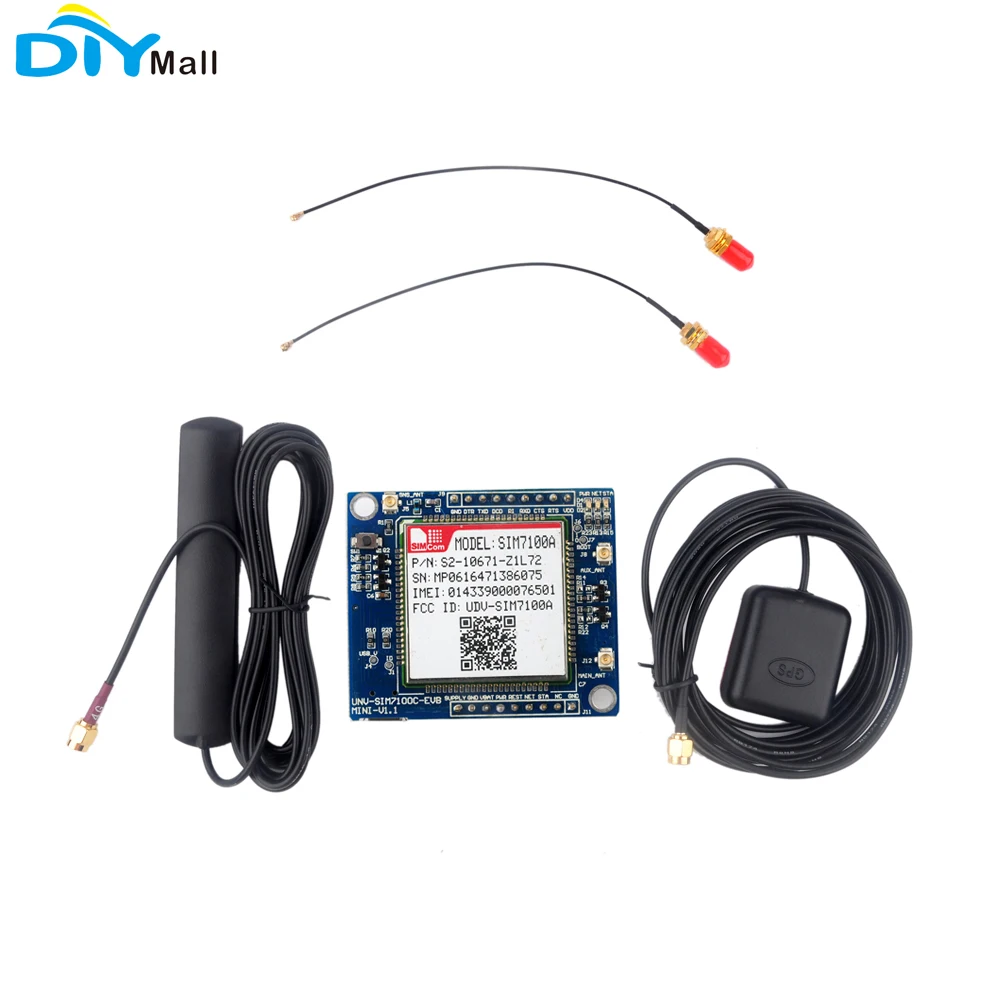 

US Stock US Network SIM7100A Module 4G Development Board + Antenna for Arduino Raspberry Pi Android Linux Windows