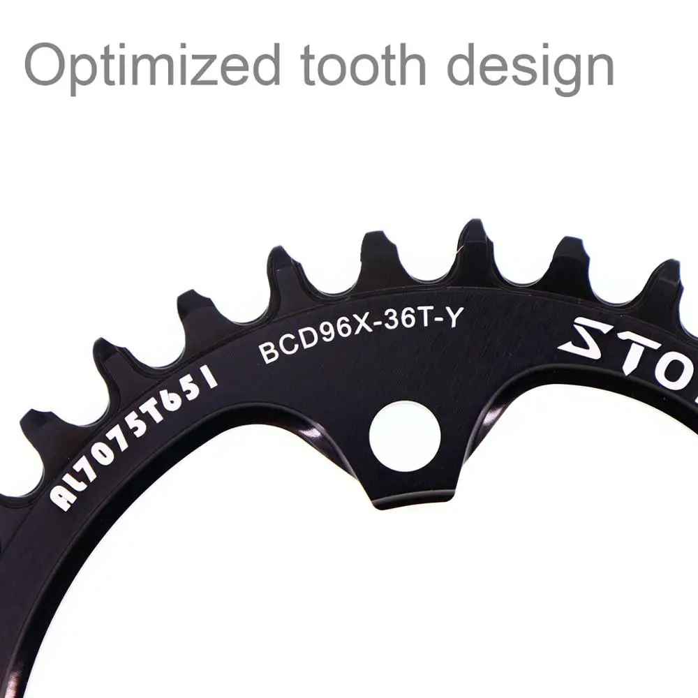 Каменная цепь 96 BCD для Shimano M6000 M7000 M8000 M9000 MTB Велосипедное цепное колесо для велосипеда 34/36/38/40/42/44 T/46 T/48 T