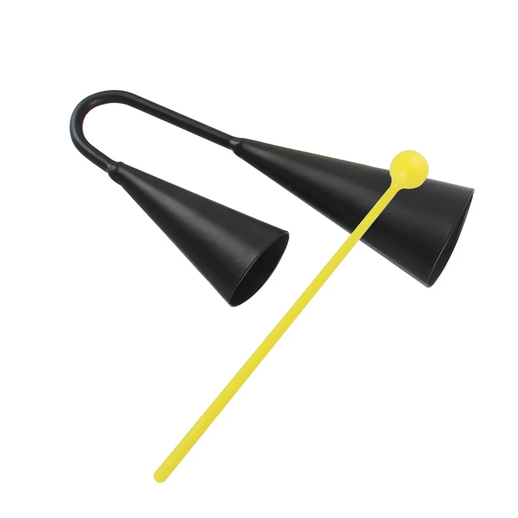 

Musical Gear Hand Percussion Tool Double Cowbell Gift For Musical Learning