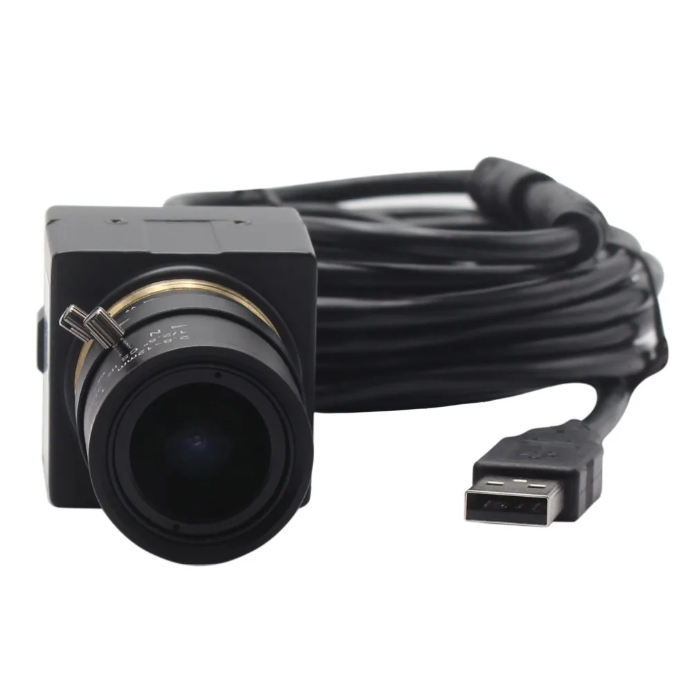 720P usb мини видеокамера 2,8-12 мм ручной зум варифокальный объектив CMOS OV9712 сенсор usb камера для Mac Linux Android Windows