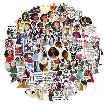 

100pcs Broadway musical Hamilton Stickers scrapbooking diy pasters home decoration phone laptop waterproof cartoon accessories