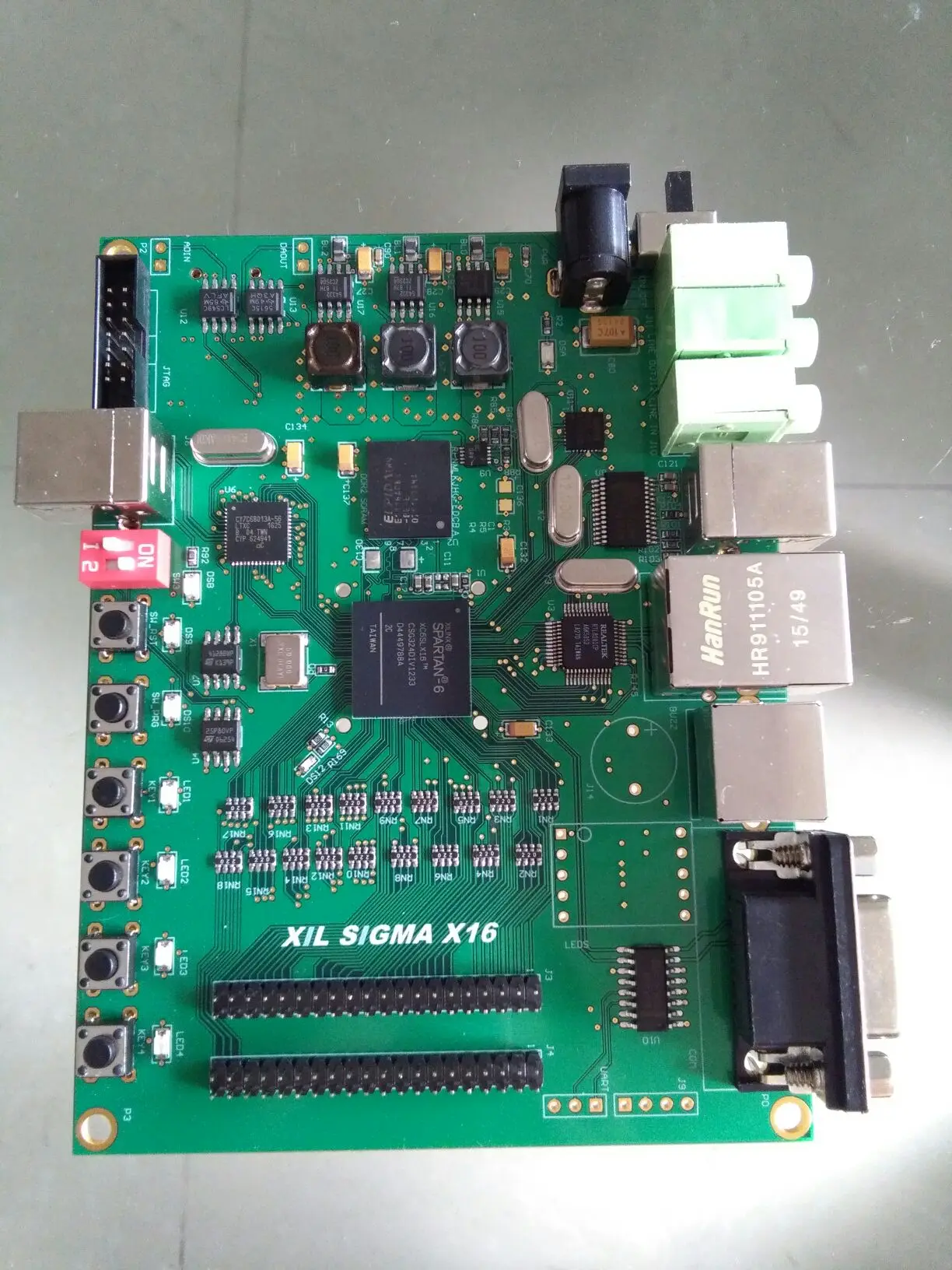 

Xilinx FPGA Development Board Spartan6 XC6SLX16 with DDR2 Development Board