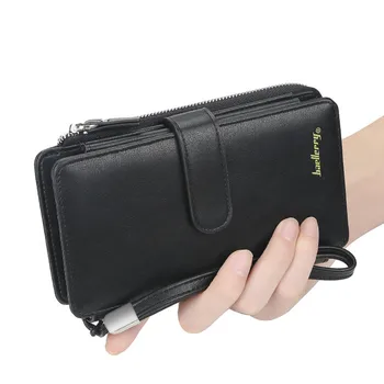 

Bags For Men Wallets And Bank Card Multi-Function Commercial Men's Wallet Passport Cover Leather HandBag Wallet Case Accessories
