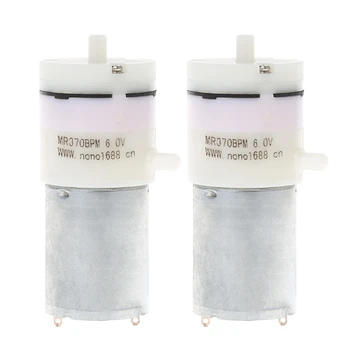 

2Pcs DC 6V 0.25A Motor Micro Mini Air Pump Vacuum For Aquarium Tank Oxygen Air Pump