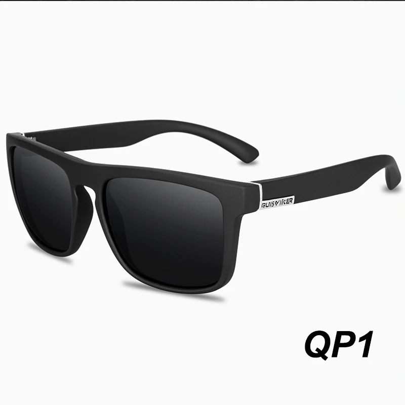 QUISVIKER, брендовые поляризованные очки для рыбалки, мужские и женские солнцезащитные очки, уличные спортивные очки, очки для вождения, UV400, солнцезащитные очки - Цвет: QP1