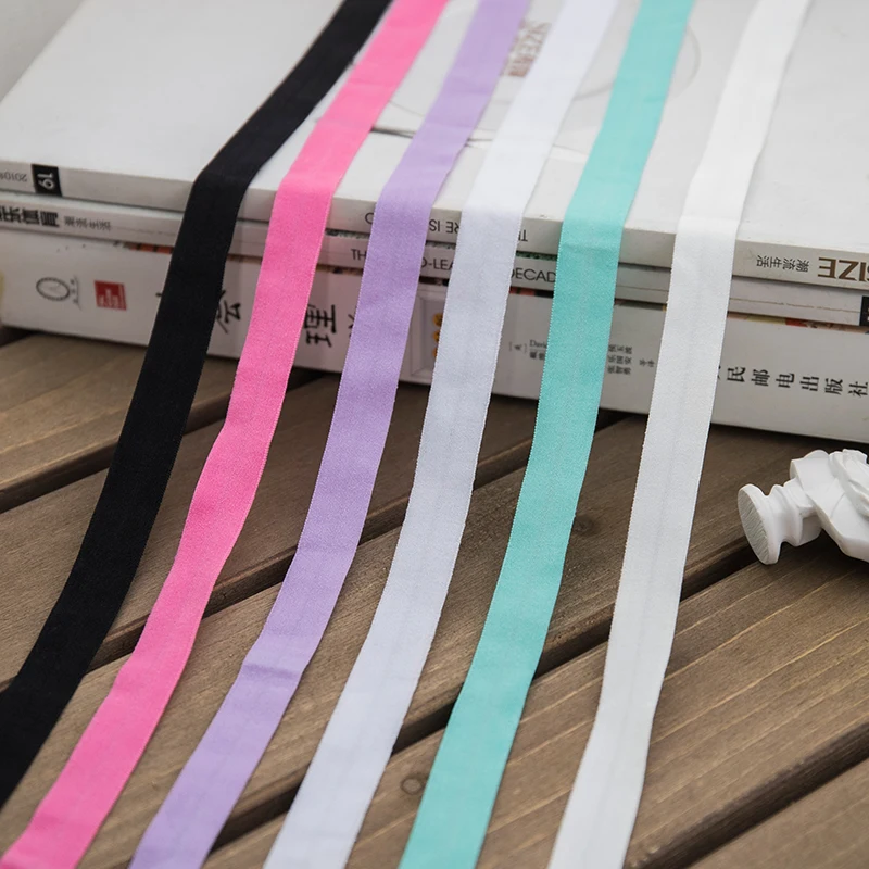 

nylon webbing strap elastic band sewing garment accessories for clothes diy 1.5cm wide elastic tape lace ribbon trimming 10yards