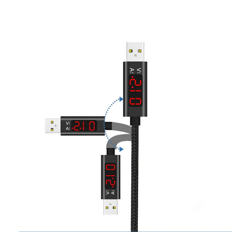 

5V 2.1A Fast Charging Charger Cables Micro USB/Type C/IOS Data Sync Cable Cords GV99