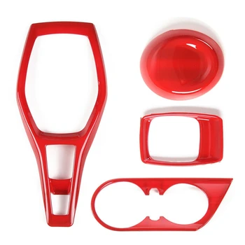 

for Chevrolet Camaro 2016 -2020 Car Gear Box Shift Panel Cigar Lighter Front Cup Holder Cover Trim Frame Sticker