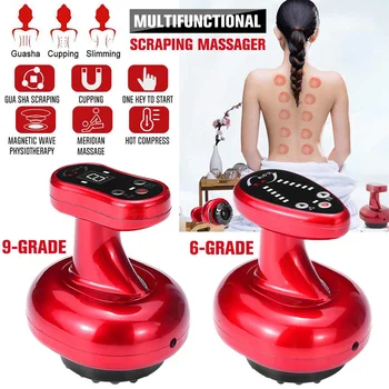 

Electric Cupping Massage Guasha Suction Scraping Slimming Massager Body Device Negative Pressure Meridian Dredge Physiotherapy