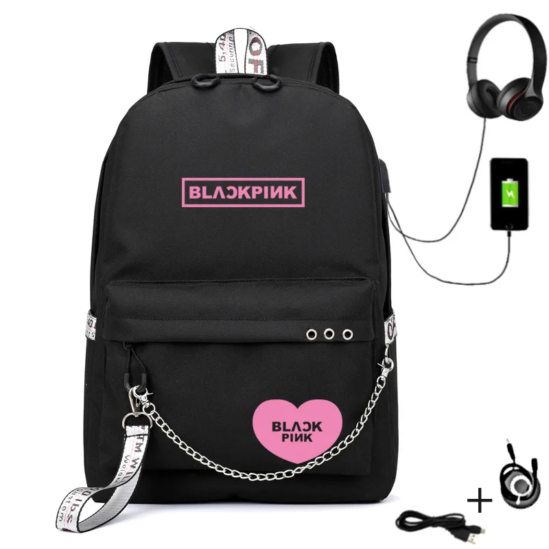 

Backpack Backpack School Bag USB Charging Headphone Jack Will Computer Bag Anti-Spillage School Bag Travel Bag Large Capacity