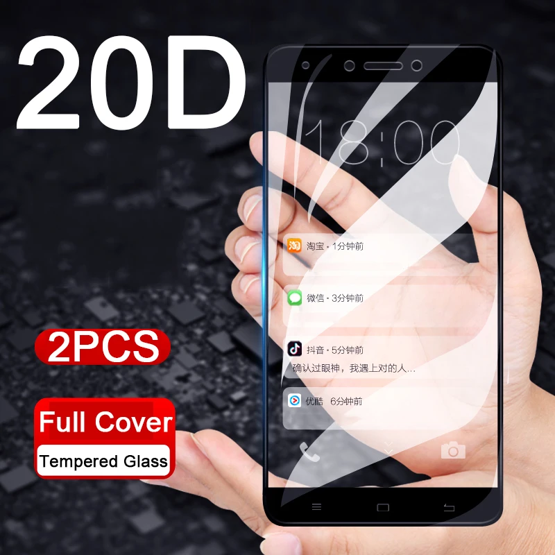 2 шт 20D защитное закаленное стекло на для Xiaomi redmi Note 4X3 3S 3X4 Pro 4A go note3 note4 redmi 4 prime