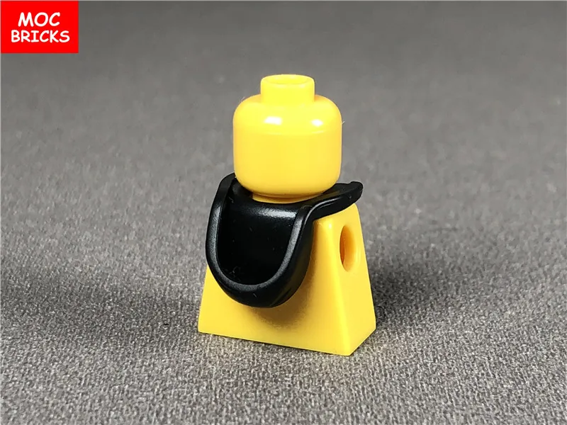 10 шт./лот MOC кирпичи головной убор капюшон шлем Складная фигурка Аксессуар