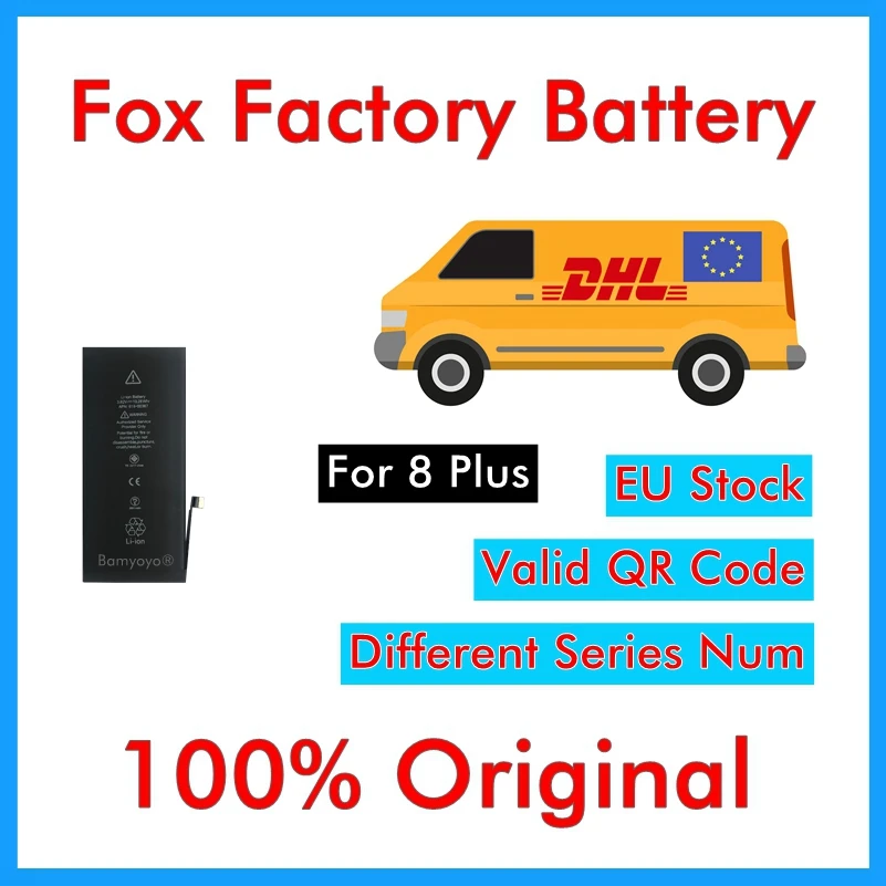 BMT Original 5pcs Foxcon Factory Battery for iPhone 8 Plus 8P 8+ 2675mAh 3.85V replacement repair BMTI8PFFB